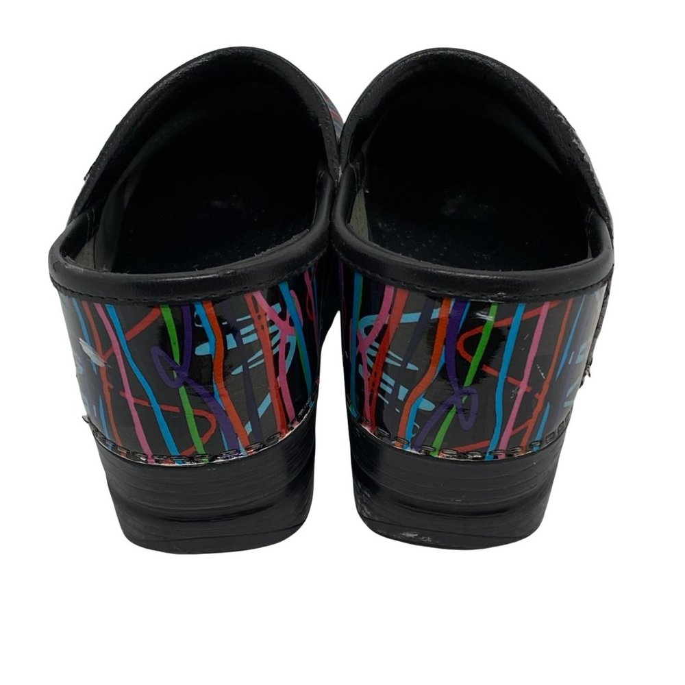 Dansko Professional Women's Multi-Color Yarn Pattern Clogs Sz 36/6 - Picture 7 of 7